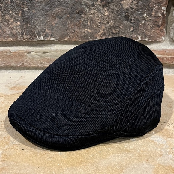 Kangol Tropic 507 Black Classic Flat Cap - Picture 1 of 7